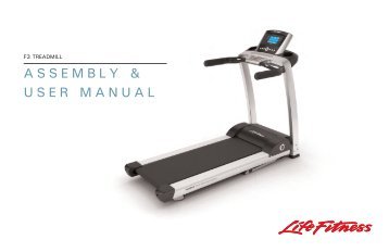 Life Fitness 9100 Treadmill User Manual